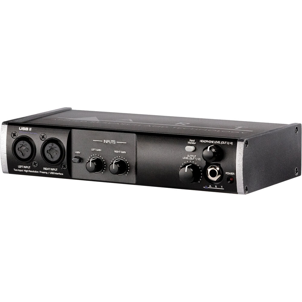 ART USBII USB II 2-Input / 4-Output USB Audio/MIDI Interface - (B-Stock)