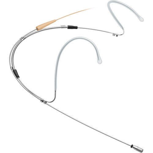 Sennheiser HM 200 Omnidirectional Headworn Microphone with Miniature MKE 1 Capsule (Silver, 3-Pin LEMO Connector)