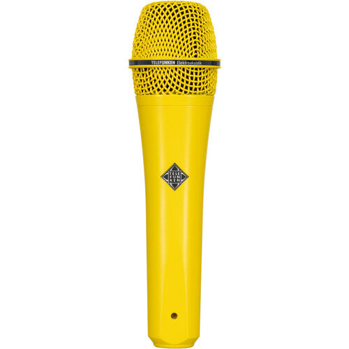 Telefunken M80 YELLOW w/ YELLOW M80 Yellow Custom Shop Supercardioid Dynamic Handheld Vocal Microphone - (B-Stock)