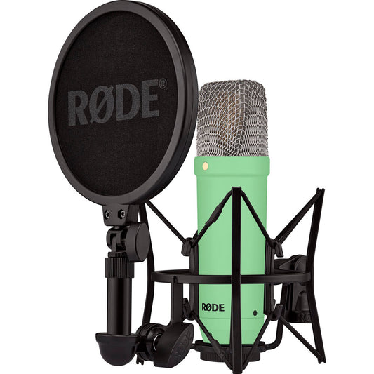Rode NT1SIGNATUREGREEN NT1 Signature Series Condenser Microphone with Stand - Green - (B-Stock)