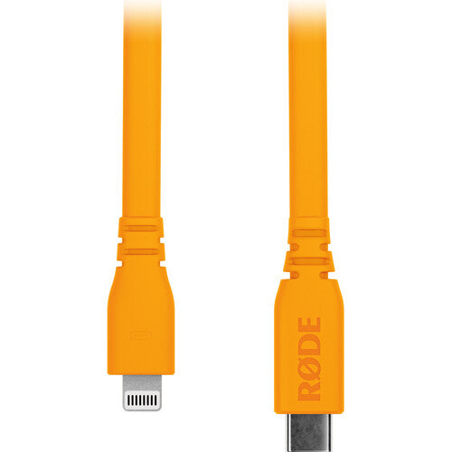 Rode SC19-Orange Lightning to USB-C Cable (Orange, 5')