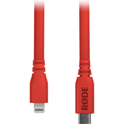 Rode SC19-Red Lightning to USB-C Cable (Red, 5')