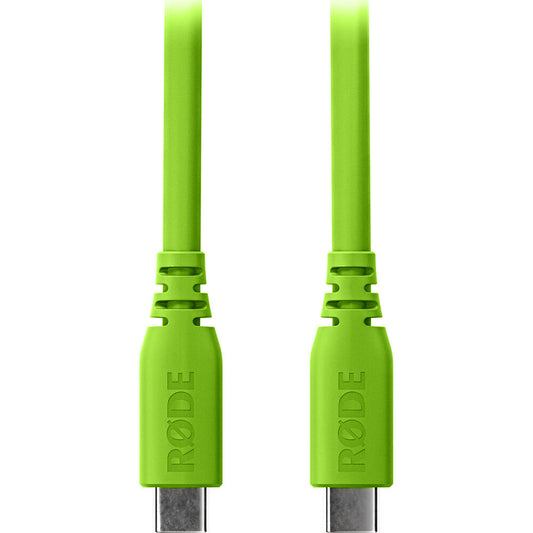 Rode SC27 Green SuperSpeed USB-C to USB-C Cable for NT-USB+, RodeCaster, and USB-C Audio Hosts