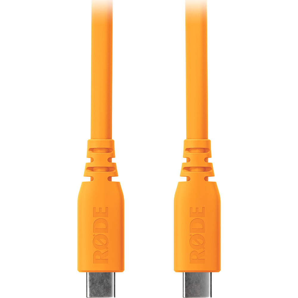 Rode SC27 Orange 6.6-Foot SuperSpeed USB-C to USB-C Cable (5 Gbps, 60W)
