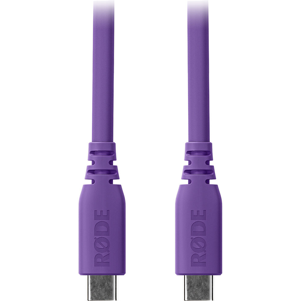 Rode SC27 Purple SuperSpeed USB-C to USB-C Cable for RodeCaster, NT-USB+ and USB-C Audio Gear