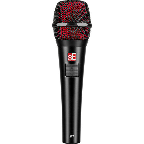 sE Electronics V7 PTT Studio-Grade Handheld Microphone with Push-To-Talk Switch and Custom Clip - (B-Stock)