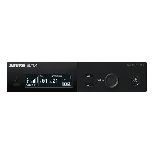 Shure SLXD4=-G58 Digital Wireless Receiver