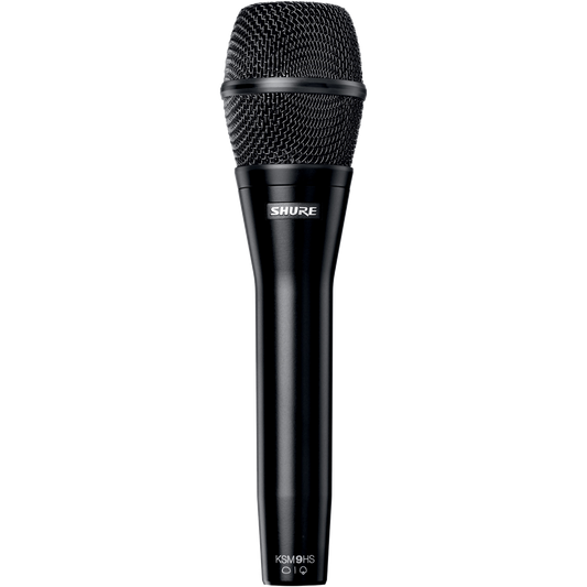 Shure KSM9HS Dual Pattern (Hypercardioid/Subcardioid) Condenser Handheld Vocal Microphone (Black)