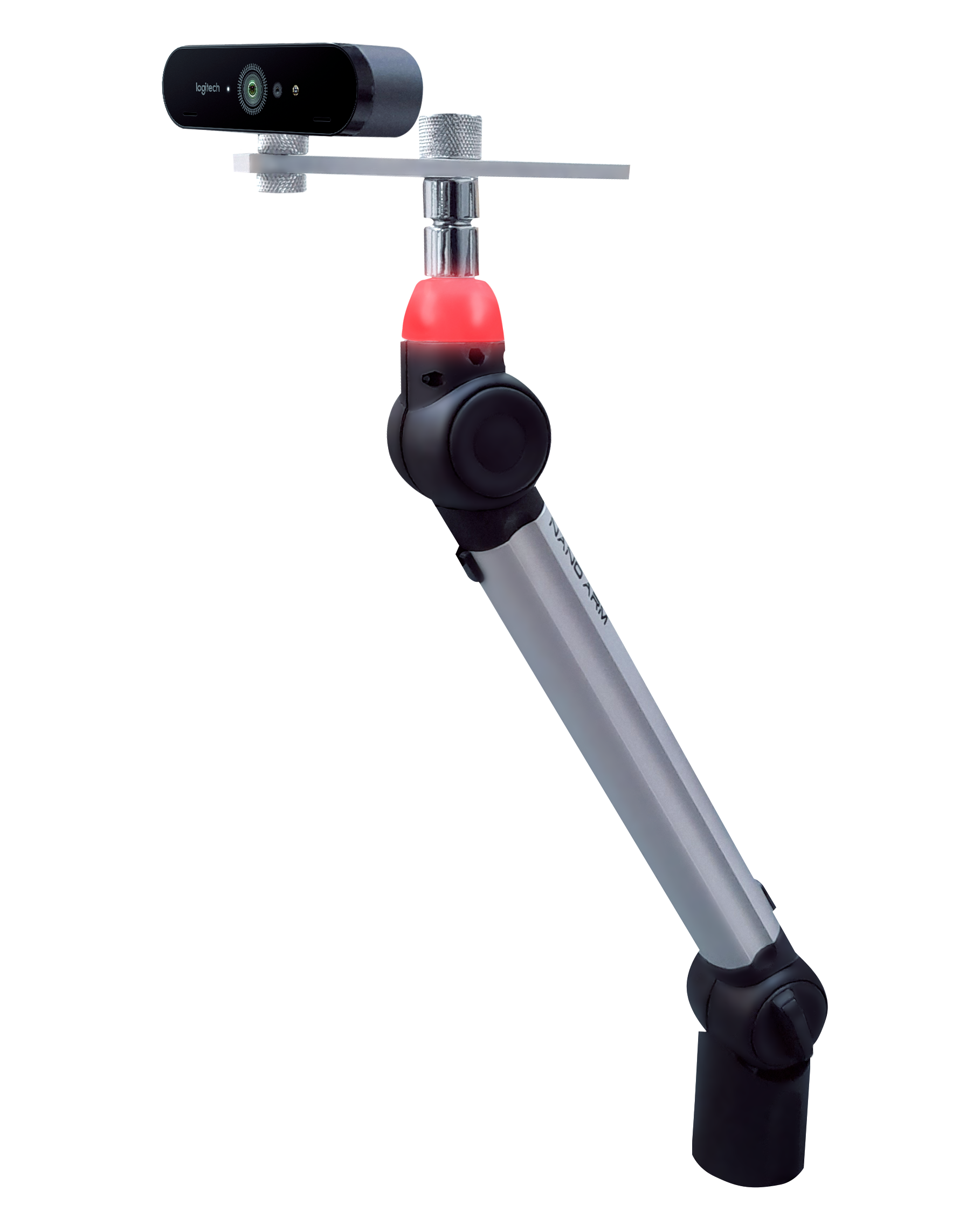 BIQUAD MICROPHONE NANO ARM (with or without ON AIR LIGHT) Two color (BLACK AND GREY) Three different sizes - 305broadcast