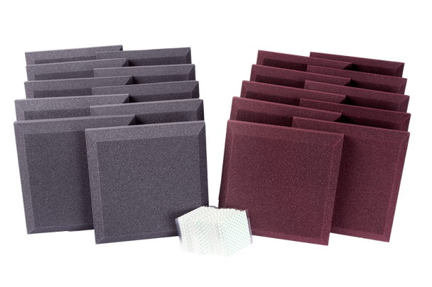 Auralex HMOFFICE_BURCHA Home Office Kit (Burgundy & Charcoal)