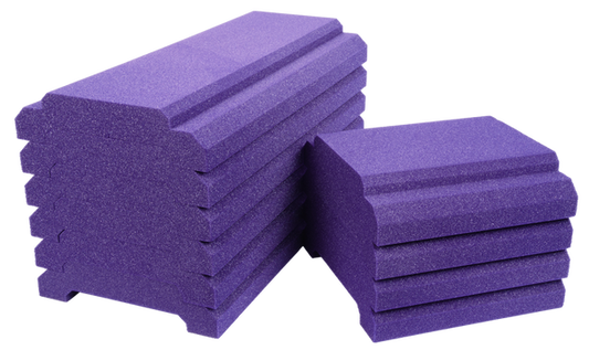 Auralex ROYALE_HRBONE_PUR WaveCave Royale Panels (Purple)