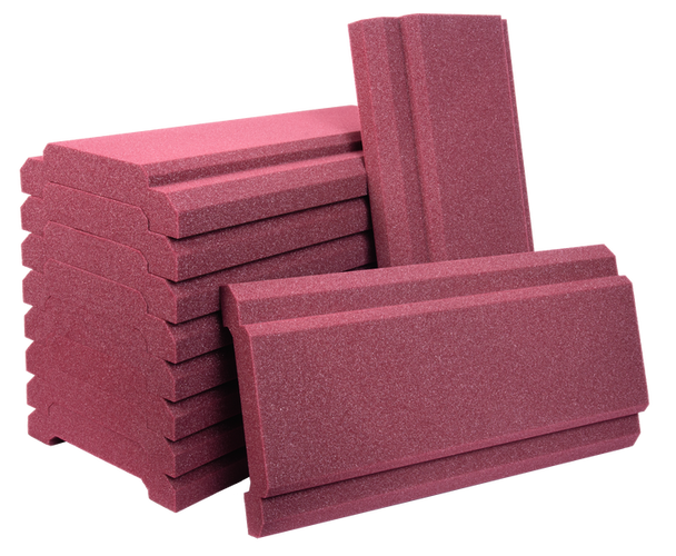 Auralex ROYALE12BUR_4PK Royale StudioFoam Panels
