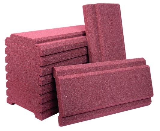 Auralex ROYALE12BUR_4PK Royale StudioFoam Panels
