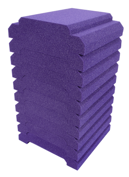 Auralex ROYALE11PUR_10PK Royale StudioFoam Panels (Purple)