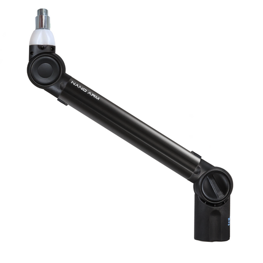 BIQUAD MICROPHONE NANO ARM (with or without ON AIR LIGHT) Two color (BLACK AND GREY) Three different sizes - 305broadcast