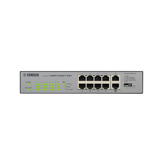 Yamaha SWR2100P-10G 10-Port L2 Network Switch - (B-Stock)