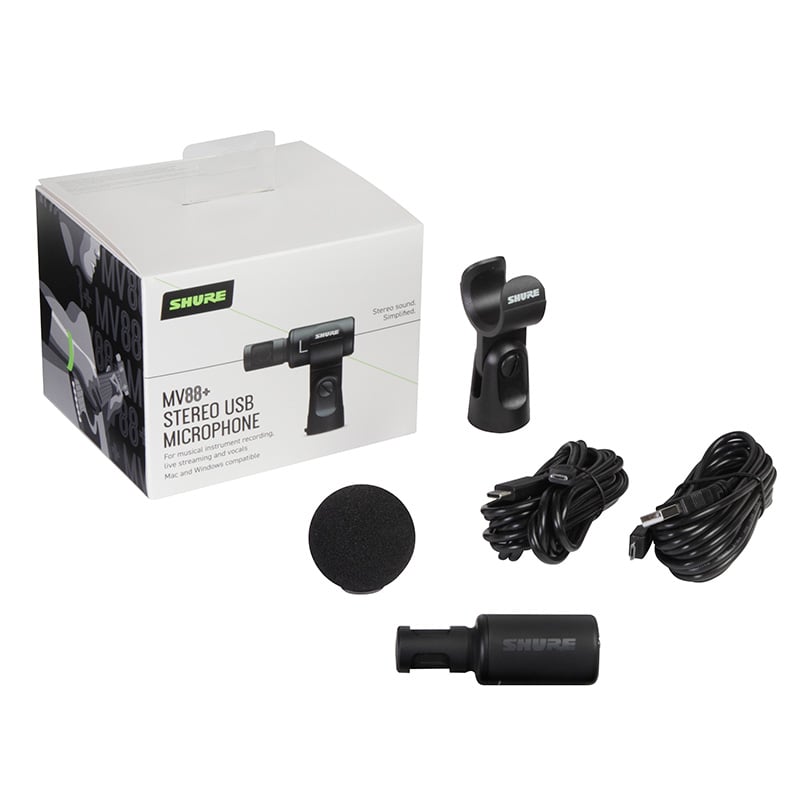 Shure MV88+STEREO-USB MV88+ STEREO USB MICROPHONE