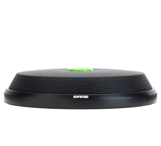 Shure MX396/C-TRI Tri-Element Mic, Adjustable to 300 Degrees or 360 Degrees Coverage, Back or Bottom Exit Cable, Mute Output, L
