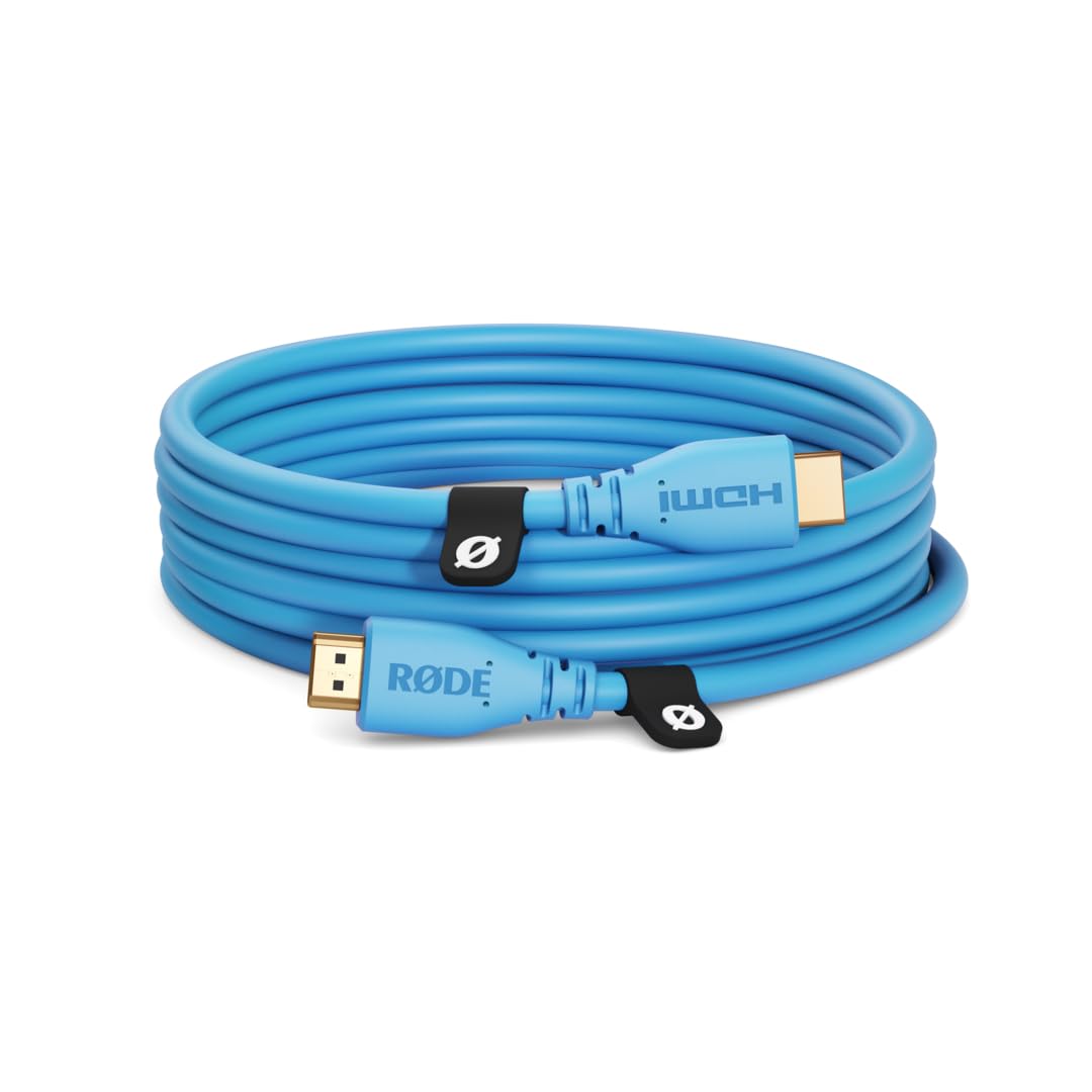 Rode HDMI-3 High Speed HDMI Cable (3m/10ft, Blue)