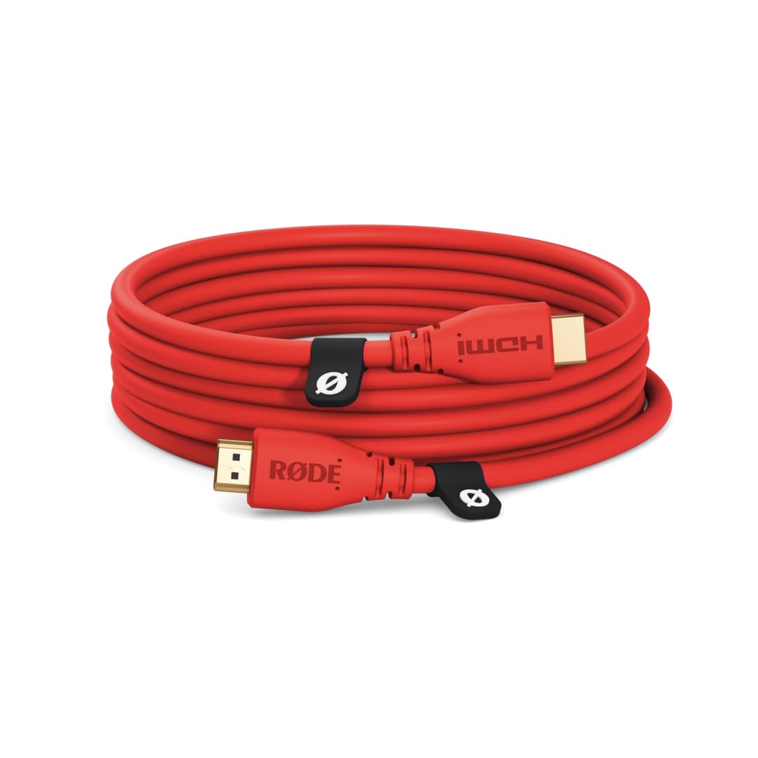 Rode HDMI-3 High Speed HDMI Cable (3m/10ft, Red)