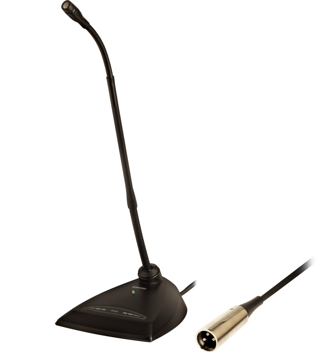 Shure MX412D/C Cardioid-12" Desktop Gooseneck Condenser Microphone, Attached 10