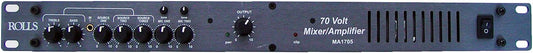 Rolls Corporation MA1705 Rolls MA1705 70 Watt 70 Volt Mixer/Amplifier - (B-Stock)