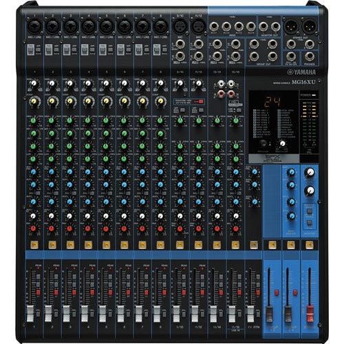 Yamaha MG16XU 16-channel Mixer w/ USB and Digital FX - (B-Stock)