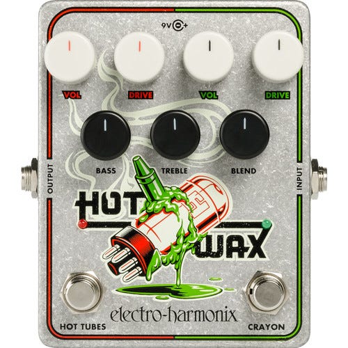 Electro-Harmonix Hot Wax Dual Overdrive Pedal - (B-Stock)