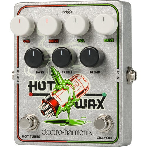 Electro-Harmonix Hot Wax Dual Overdrive Pedal - (B-Stock)