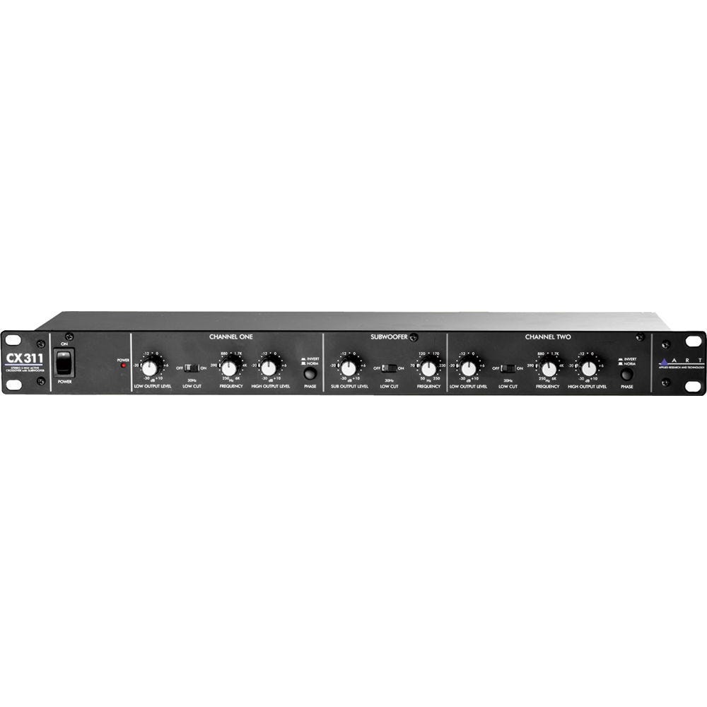 ART CX311 2-way Crossover with Subwoofer Output - (B-Stock)