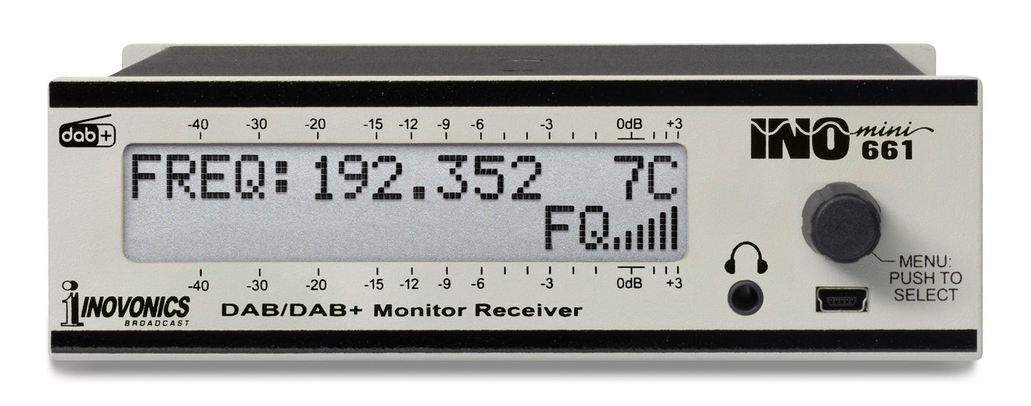 Inovonics 661 INOmini DAB/DAB+ Monitor/Receiver - 305broadcast