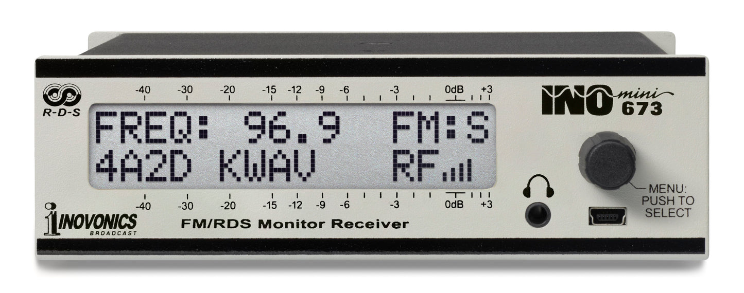 Inovonics 673 INOmini FM/RDS Monitor/Receiver - 305broadcast