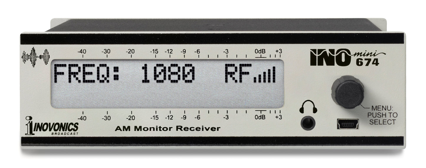 Inovonics 674 INOmini AM Broadcast Monitor/Receiver - 305broadcast