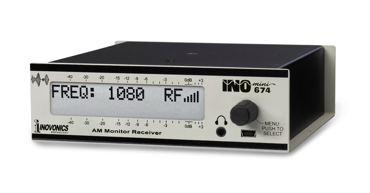 Inovonics 674 INOmini AM Broadcast Monitor/Receiver - 305broadcast