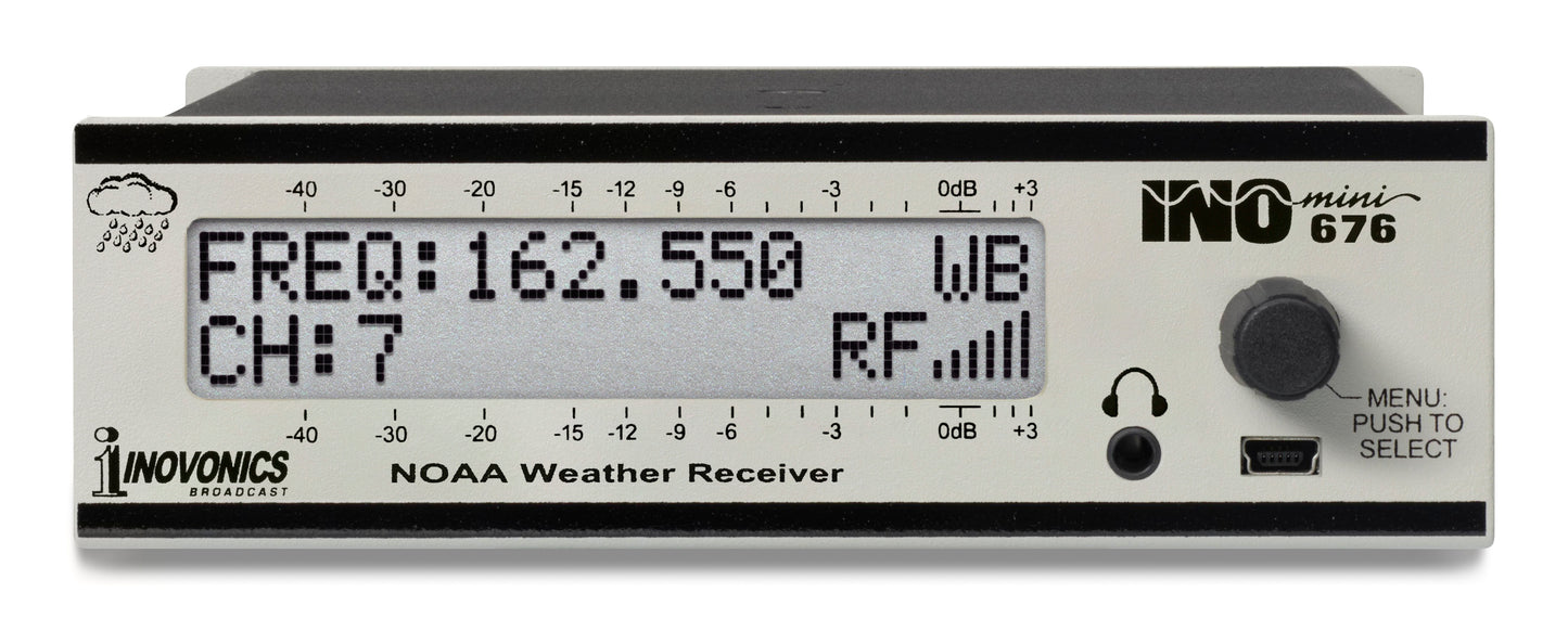 Inovonics 676 INOmini NOAA Weather Receiver - 305broadcast