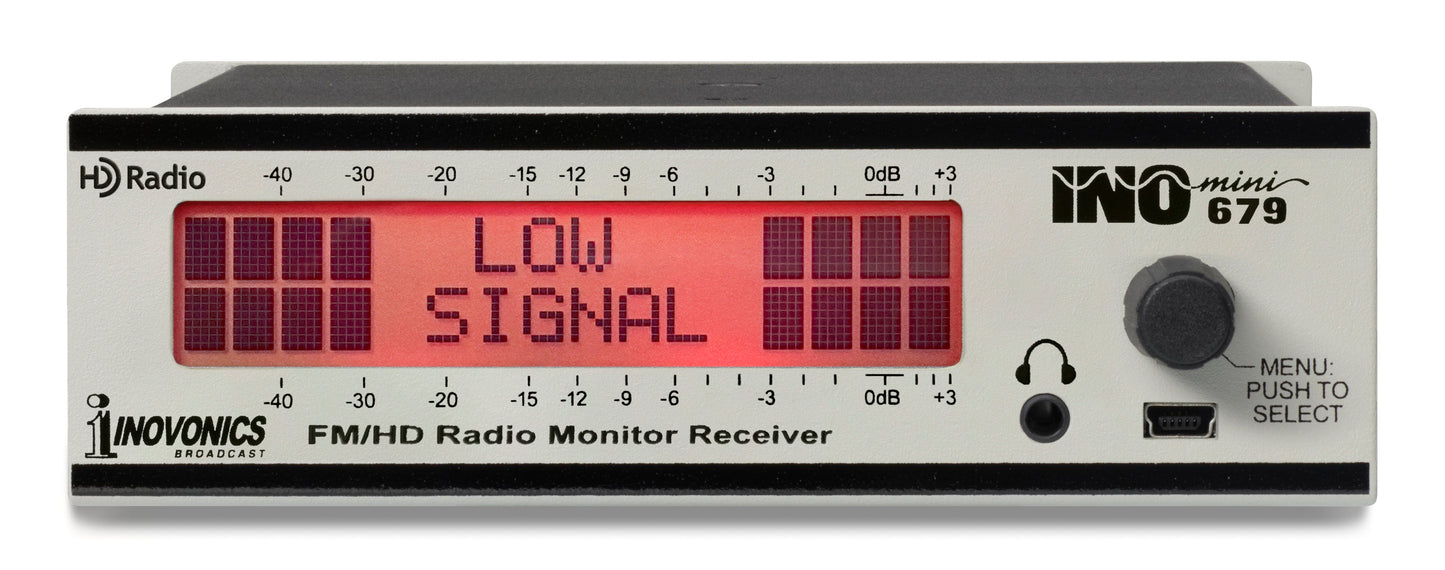 Inovonics 679 INOmini FM/HD Radio™ Monitor/Receiver - 305broadcast