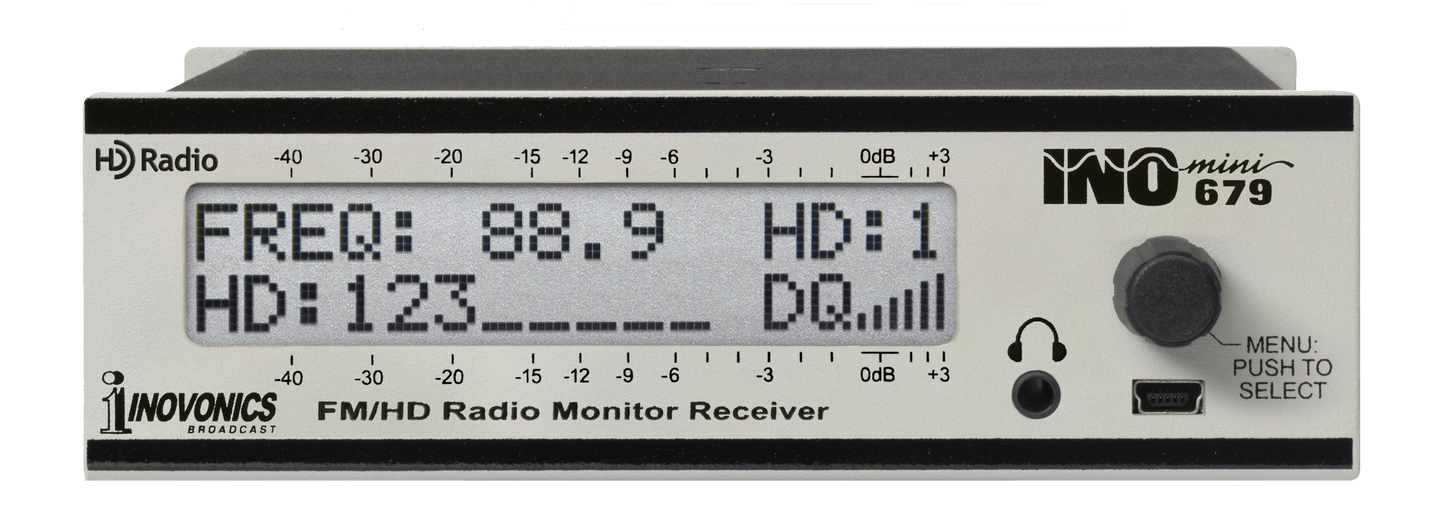 Inovonics 679 INOmini FM/HD Radio™ Monitor/Receiver - 305broadcast