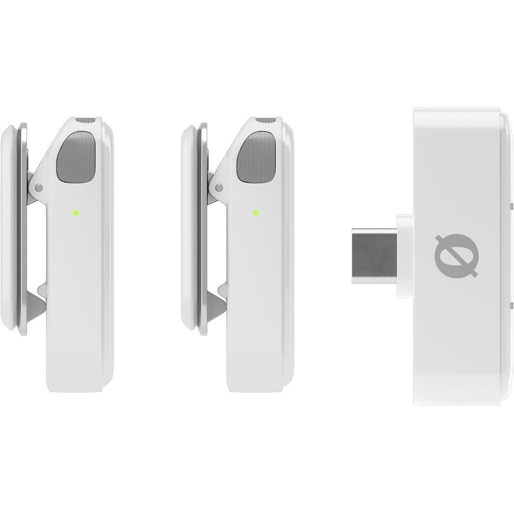 Rode WIMICROLW Wireless Micro Ultra-Compact Wireless Microphone for Lightning Smartphones (White) - (B-Stock)