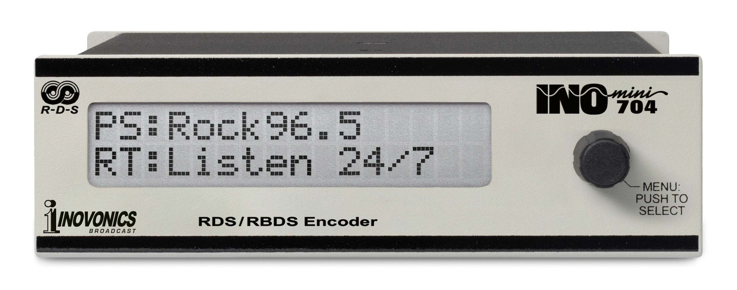 Inovonics 704 INOmini Dynamic RDS Encoder - 305broadcast