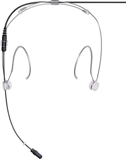 Shure DH5B/O-LM3 DURAPLEX HEADSET, BLACK, OMNI, LEMO