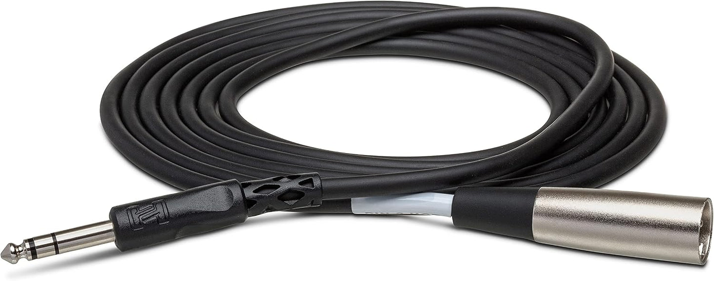 Hosa Technology STX-105M Hosa STX-105M 5' 1/4 inch TRS Male to XLR Male Cable - (B-Stock)