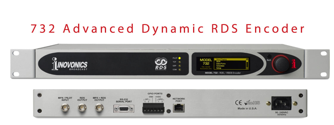 Inovonics 732 -Advanced Dynamic RDS Encoder - 305broadcast