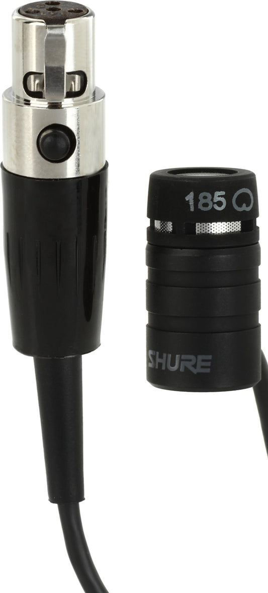Shure MX185 Cardioid Condenser Lavalier Microphone with 4