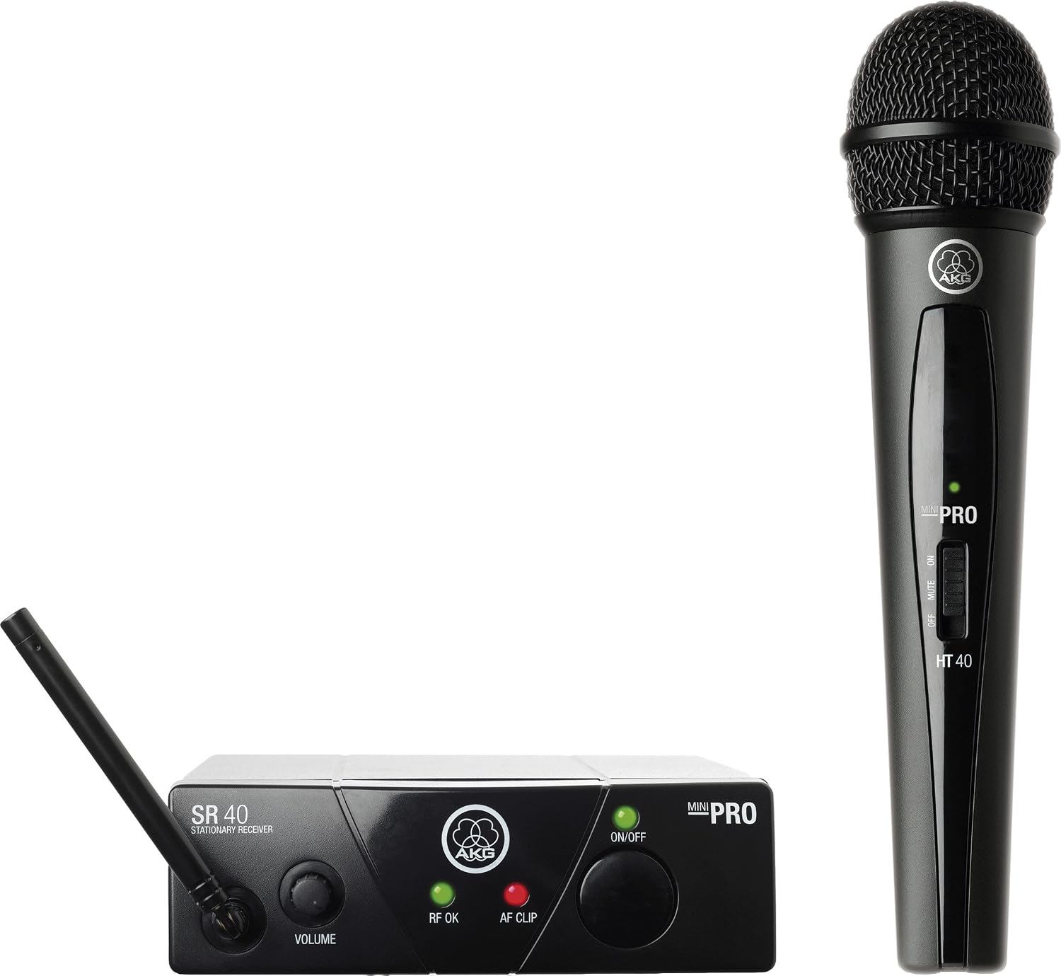 AKG WMS40MINI US25C WMS40MINI Wireless Vocal Microphone System - (B-Stock)