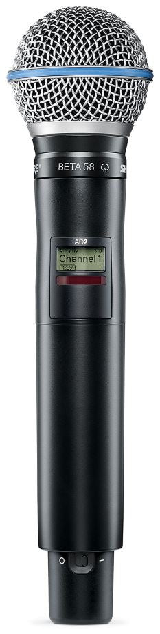 Shure AD2/B58=-G57 Handheld Wireless Microphone Transmitter 470-616 MHZ
