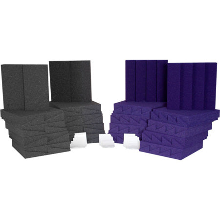 Auralex D36PUR Roominator Kit (Charcoal/Purple)