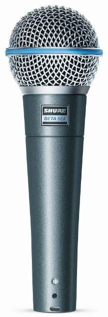 Shure BETA 58A SuperCardioid DynaMic with High Output Neodymium Element, for Vocal and Instrument Applications