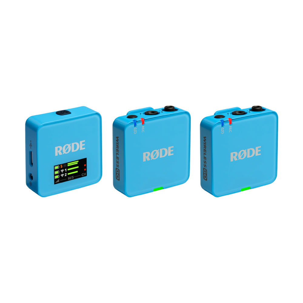 Rode Wireless GO (Gen 3) Compact Wireless Microphone System (Blue)