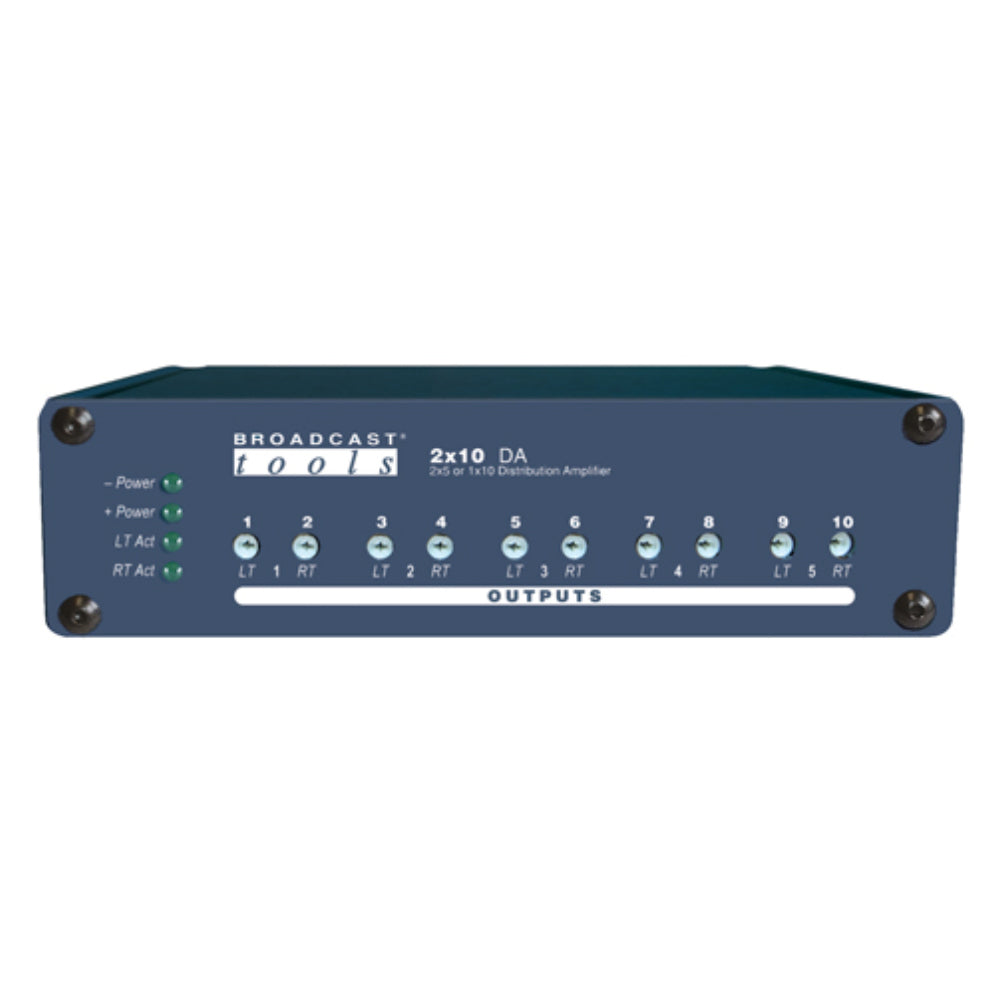 Broadcast Tools 2x10 DA Analog Distribution Amplifier