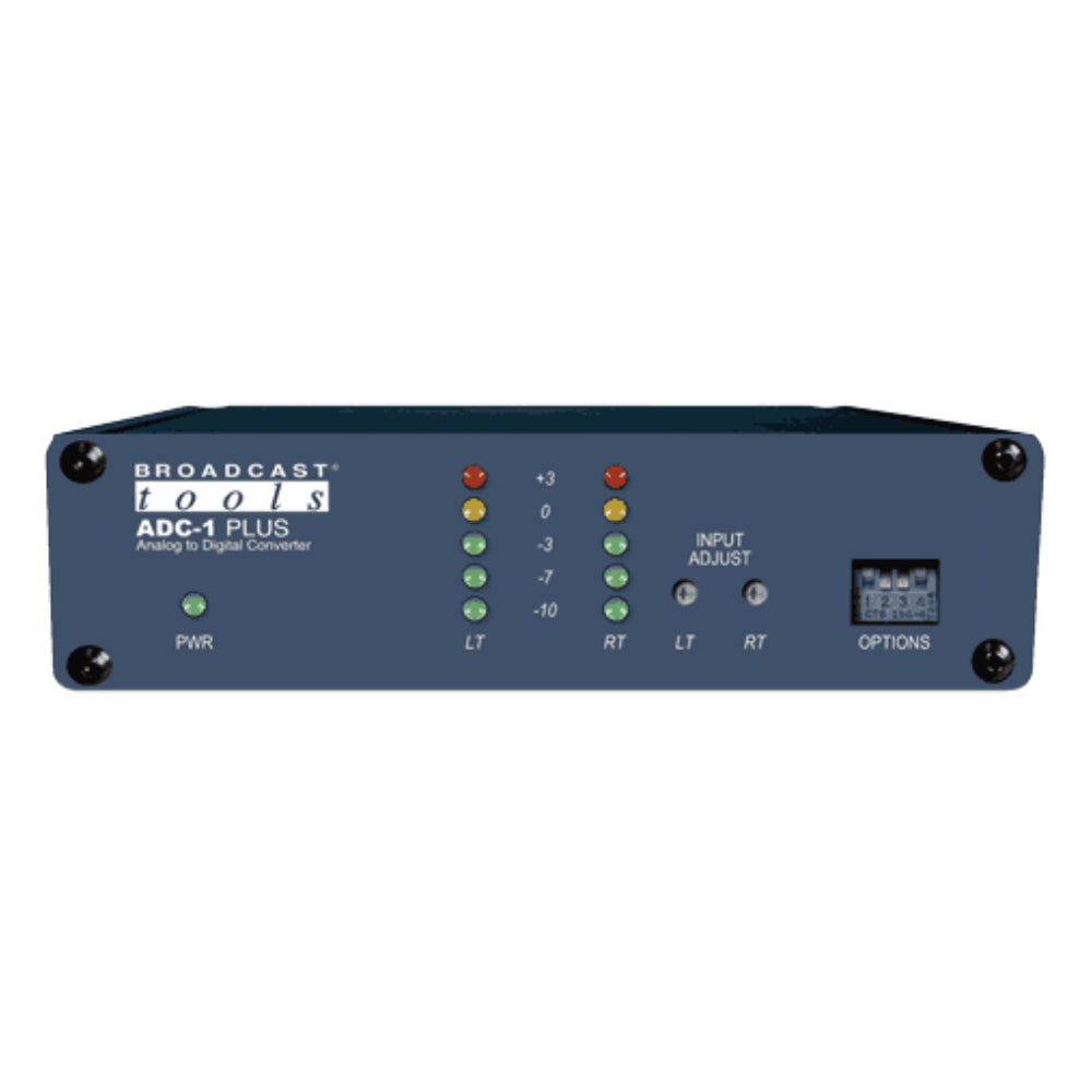 Broadcast Tools ADC-1 Plus Stereo Analog to AES Digital Converter